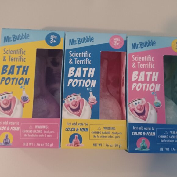Mr Bubble Scientific & Terrific New Bath Potion Ages 3+ - Picture 2 of 5